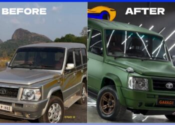 Restored Tata Sumo with New Paint