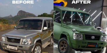 Restored Tata Sumo with New Paint