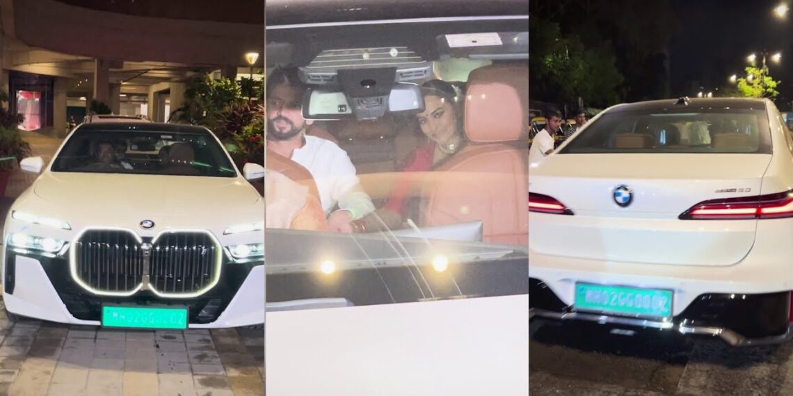 Zaheer Iqbal Gifts Bmw I7 to Sonakshi Sinha