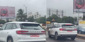 New-gen 2024 Skoda Kodiaq Spotted in India