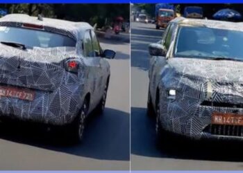 Tata Punch Facelift Spied