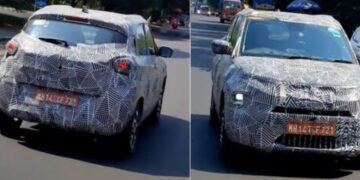 Tata Punch Facelift Spied