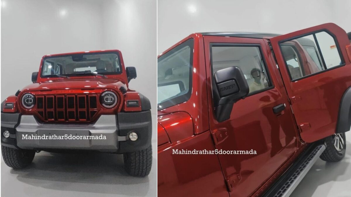 Mahindra Thar Armada 5 door Spotted