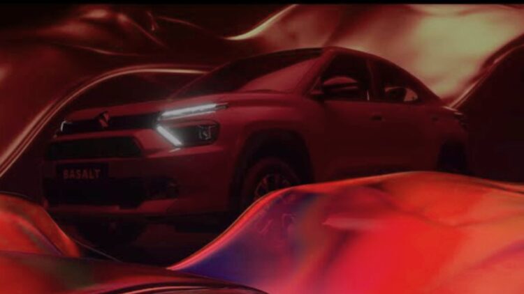 Citroen Basalt Teaser Front Three Quarters