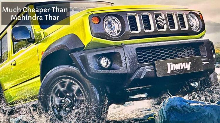 Maruti Jimny Cheaper Than Mahindra Thar