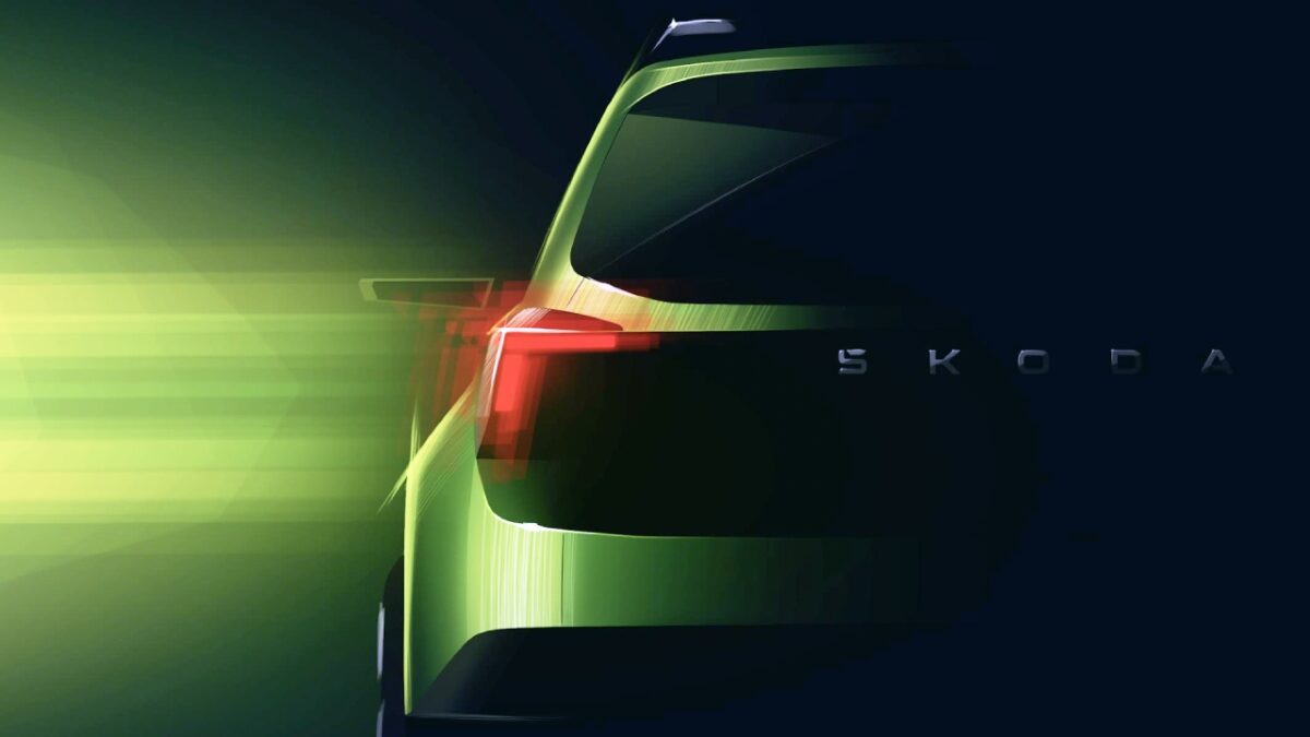 Skoda Sub 4 metre Compact Suv Teaser Rear