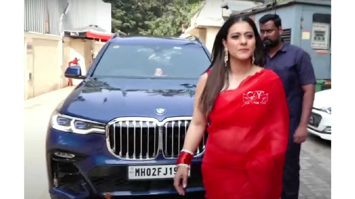 Kajol with Bmw X7