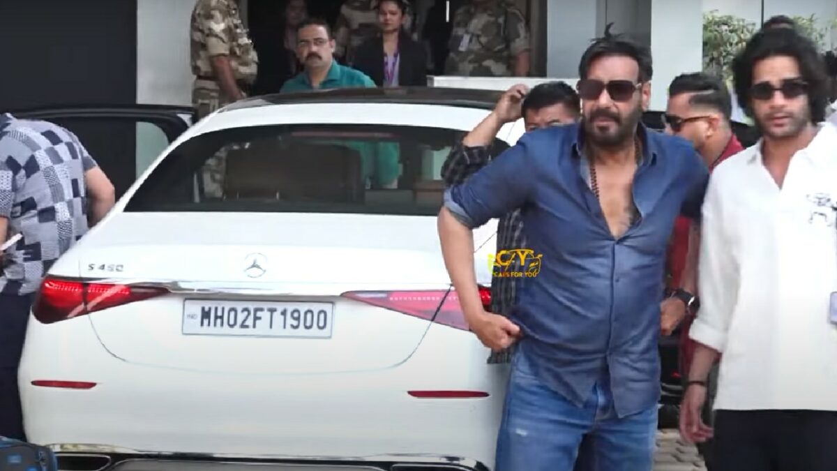 Ajay Devgn with Mercedes benz S450