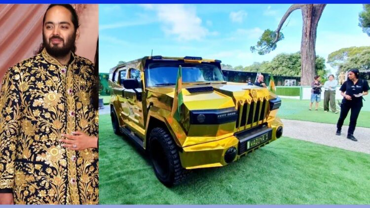 Anant Ambani Dartz Bulletproof Suv