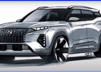 Hyundai Creta EV Design Sketch