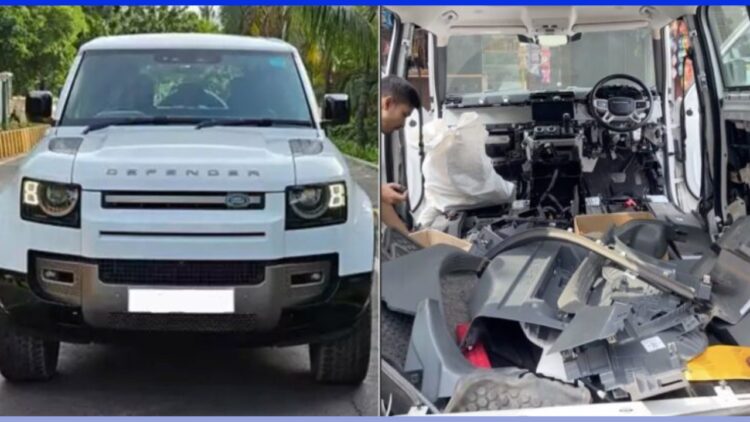 Land Rover Defender with Aftermarket Modifications