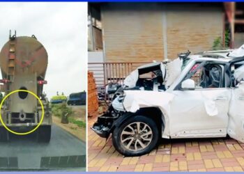 Mahindra Scorpio N Breaks in Half After Collision with Truck