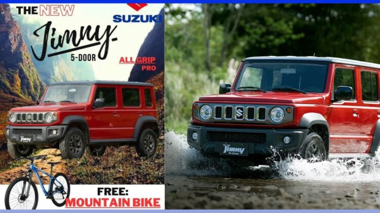 Maruti Jimny 5 door Free Bicycle in Philippines