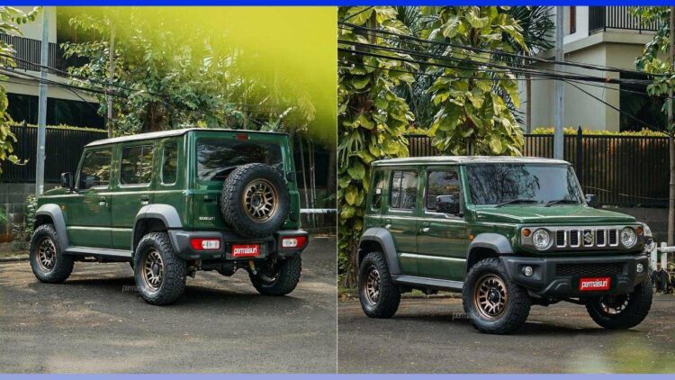 Maruti Suzuki Jimny in Jungle Green Colour