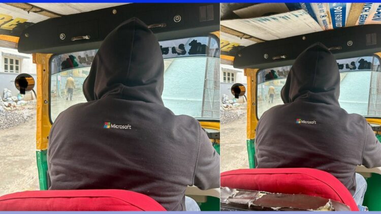 Microsoft Employee Drives Autorickshaw