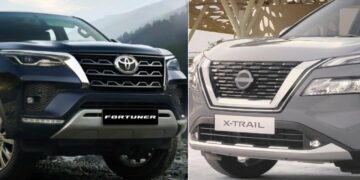 Nissan X trail Vs Toyota Fortuner Comparison