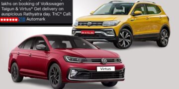 Discounts on VW Taigun and Virtus