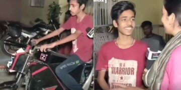 Young Boy Creates Electric Bike