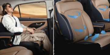 2024 Hyundai Alcazar Facelift Ventilated Rear Seats