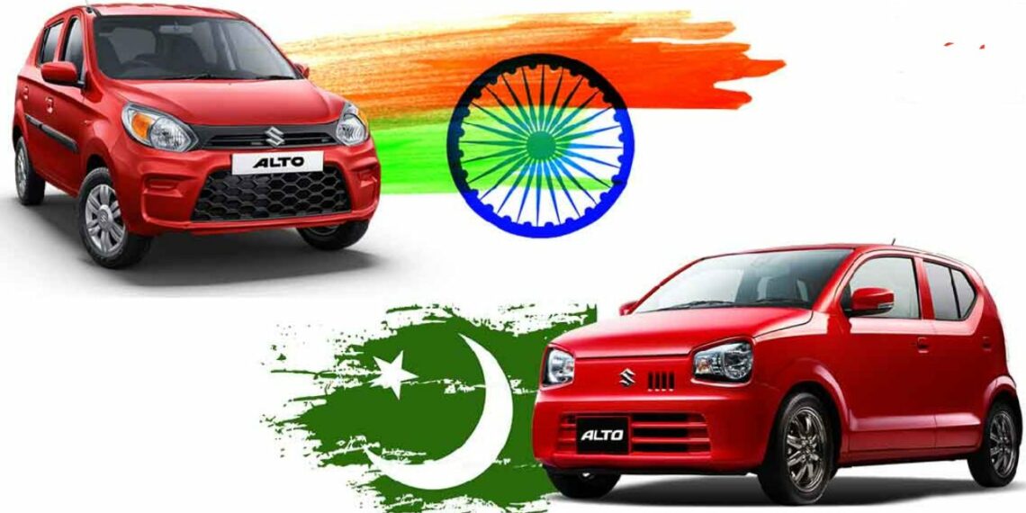 India-spec vs pakistan-spec maruti alto