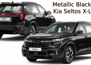 Kia Seltos X-Line with Metallic Black Paint Option