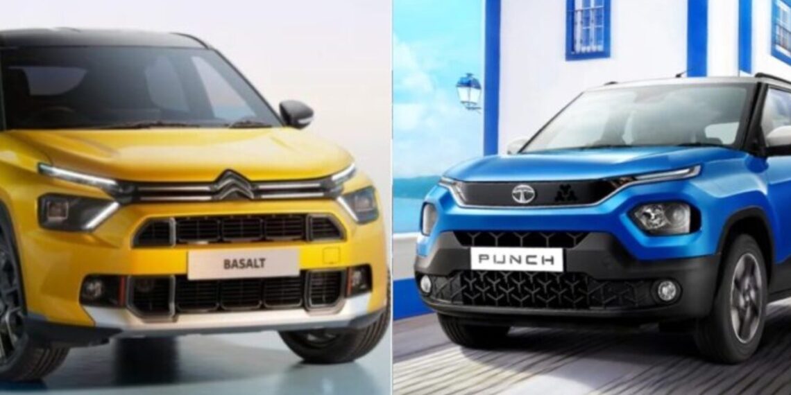 Citroen Basalt vs Tata Punch Specs, Price, Features, Mileage Comparison