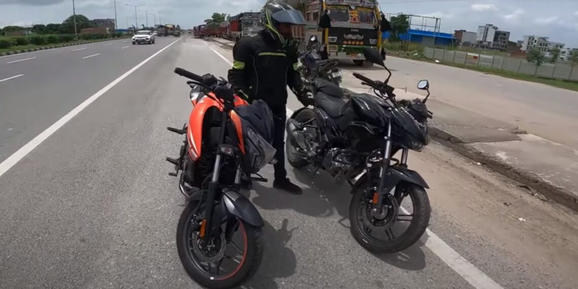 Hero Xtreme 125R vs Bajaj Pulsar NS125 Drag Race