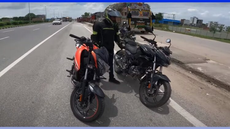 Hero Xtreme 125r Vs Bajaj Pulsar Ns125 Drag Race