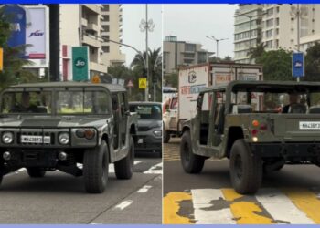 Humvee Seen in Mumbai