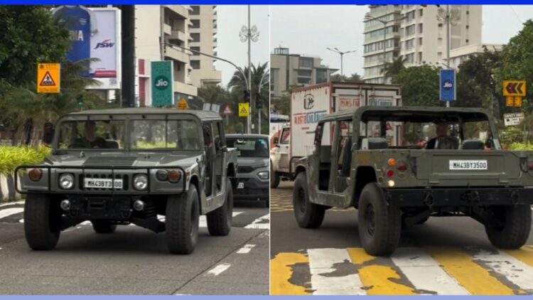 Humvee Seen in Mumbai