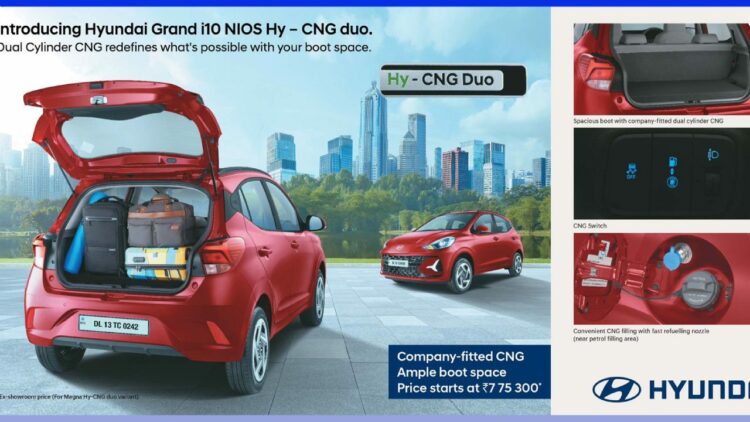 Hyundai Grand I10 Nios Cng Dual Cylinder