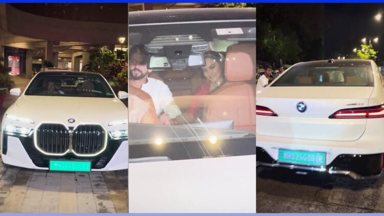 Zaheer Iqbal Gifts Bmw I7 to Sonakshi Sinha