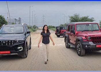 Mahindra Scorpio N vs Thar Roxx Drag Race