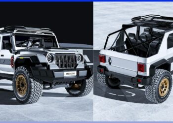 Mahindra Thar Roxx Off-Roading Concept