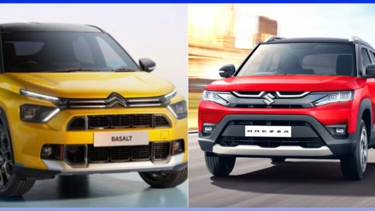 Maruti Brezza Vxi Vs Citroen Basalt Plus Specs Features Price Dimensions Comparison