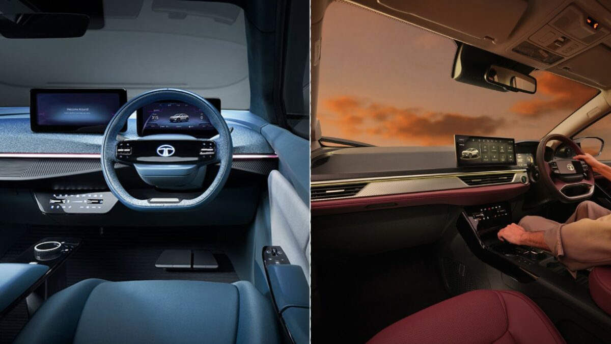 Tata Curvv Concept Vs Real Model Interior Differences