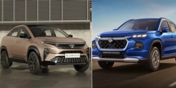 Tata Curvv Vs Maruti Grand Vitara Comparison   Specs Features Prices