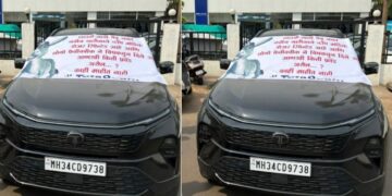 Tata Harrier Owner Alleges Service Centre Fixed Logo with Fevikwik