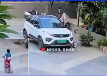 Tata Nexon EV Driver Runs Over Child