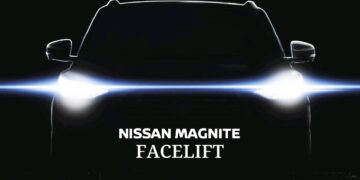 Nissan Magnite Facelift Teaser Image