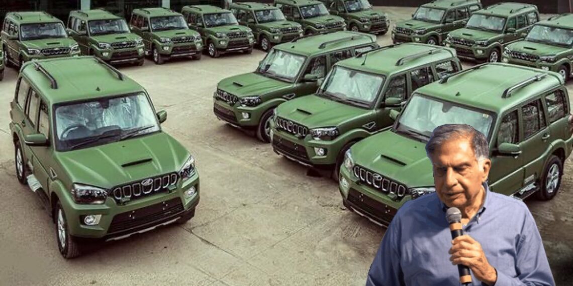 Ratan Tata Mahindra Scorpio Indian Army