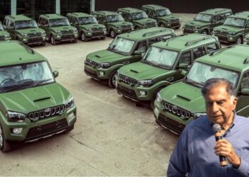 Ratan Tata Mahindra Scorpio Indian Army