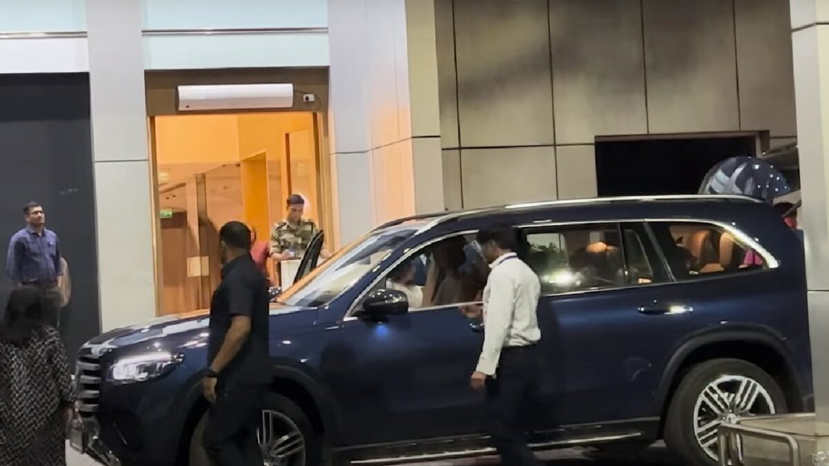 Anil Ambani with His Mercedes benz Gls450