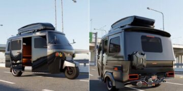 3d Auto Rickshaw Rendering