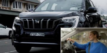 Grace Hayden Drives Mahindra Xuv700 on Blue Mountains