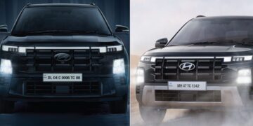 Hyundai Creta Dark Knight Vs Regular Model Specs Design Price Specs Comparison