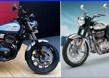 Jawa 42 FJ vs RE Classic 350 Specs Features Design Price Comparison