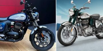 Jawa 42 FJ vs RE Classic 350 Specs Features Design Price Comparison