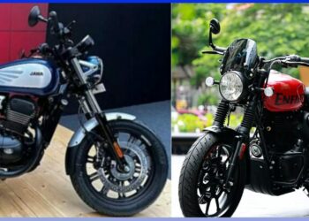 Jawa 42 FJ vs Royal Enfield Hunter 350 Specs Price Design Comparison