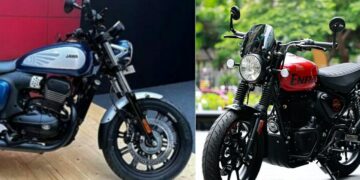 Jawa 42 FJ vs Royal Enfield Hunter 350 Specs Price Design Comparison